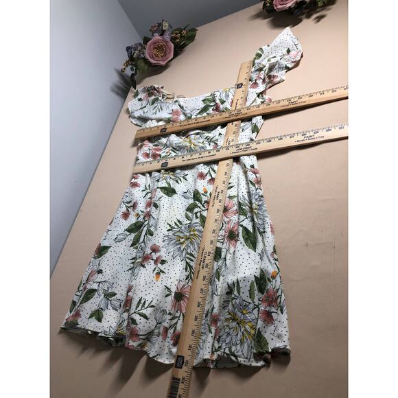 City Studio Flared Dress Women's Size 9 Multicolored 100% Polyester Boat Neck - Picture 7 of 11